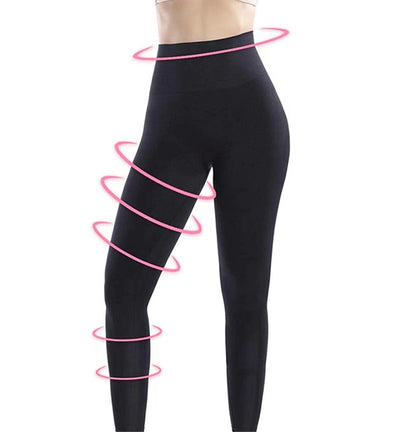 Merino Wool Seamless High Waist Control Compression Leggings