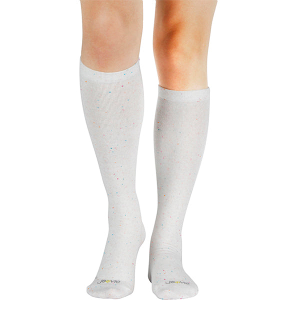 Cotton Everyday Compression Socks (15-20mmHg) - Speckled - 3 Pack