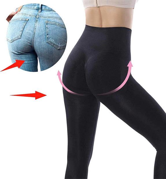 Merino Wool Seamless High Waist Control Compression Leggings