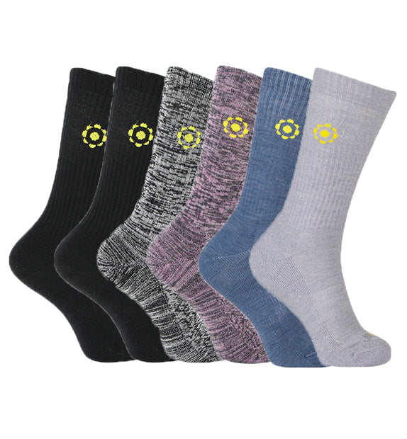 Rich Merino Everyday Crew Socks