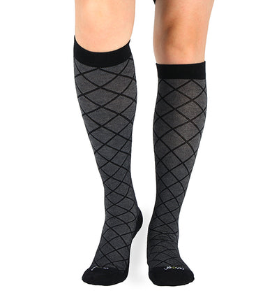 Pima Cotton Ladies Compression Socks (15-20mmHg) - Dressy Classic - 3 Pack