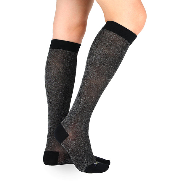 Ultra Light Compression Socks - Semi Sheer Stocking Knee High - 6 Pack
