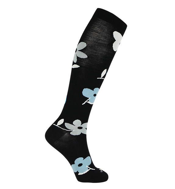 Merino Wool Compression Socks#color_black