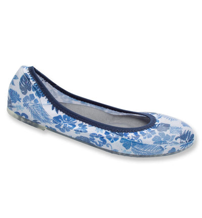 ja-vie denim tropical jelly flats shoes