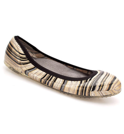 ja-vie desert stripe jelly flats shoes