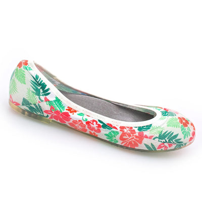 ja-vie tropical jelly flats shoes