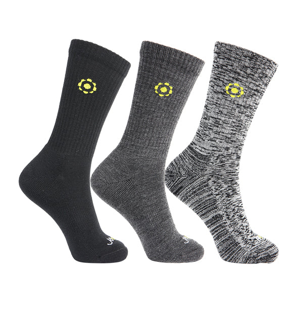 Rich Merino Everyday Crew Socks