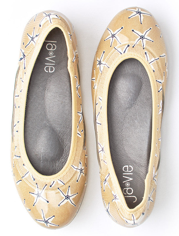 ja-vie starfish sand jelly flats shoes