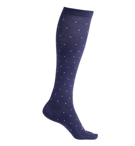 Split Toe Compression Socks#color_navy