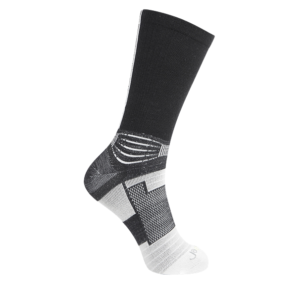 Merino Performance Active Crew Socks#color_black