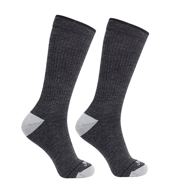 Rich Merino Everyday Crew Socks#color_grey-grey