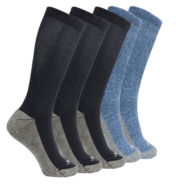 Relax Fit Non-Binding Crew Socks